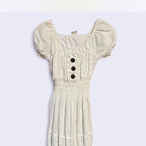 White Cotton Dress by PAL Pueblo